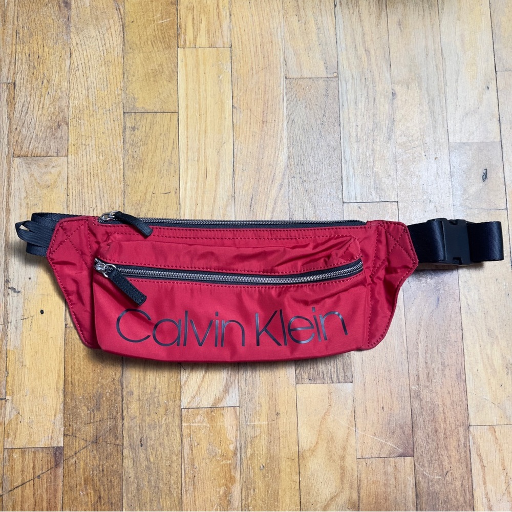 Calvin Klein Bold Red Belt Bag
